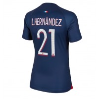 Echipament fotbal Paris Saint-Germain Lucas Hernandez #21 Tricou Acasa 2023-24 pentru femei maneca scurta